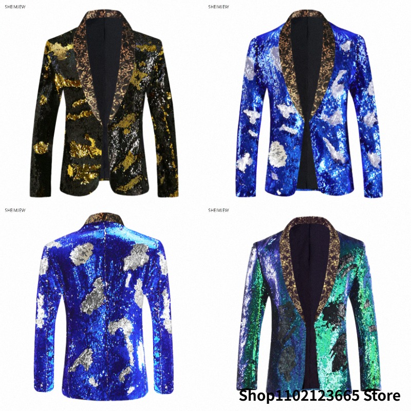 Men'S Grooming Club - Traje de Hombre con Chaqueta Brillante