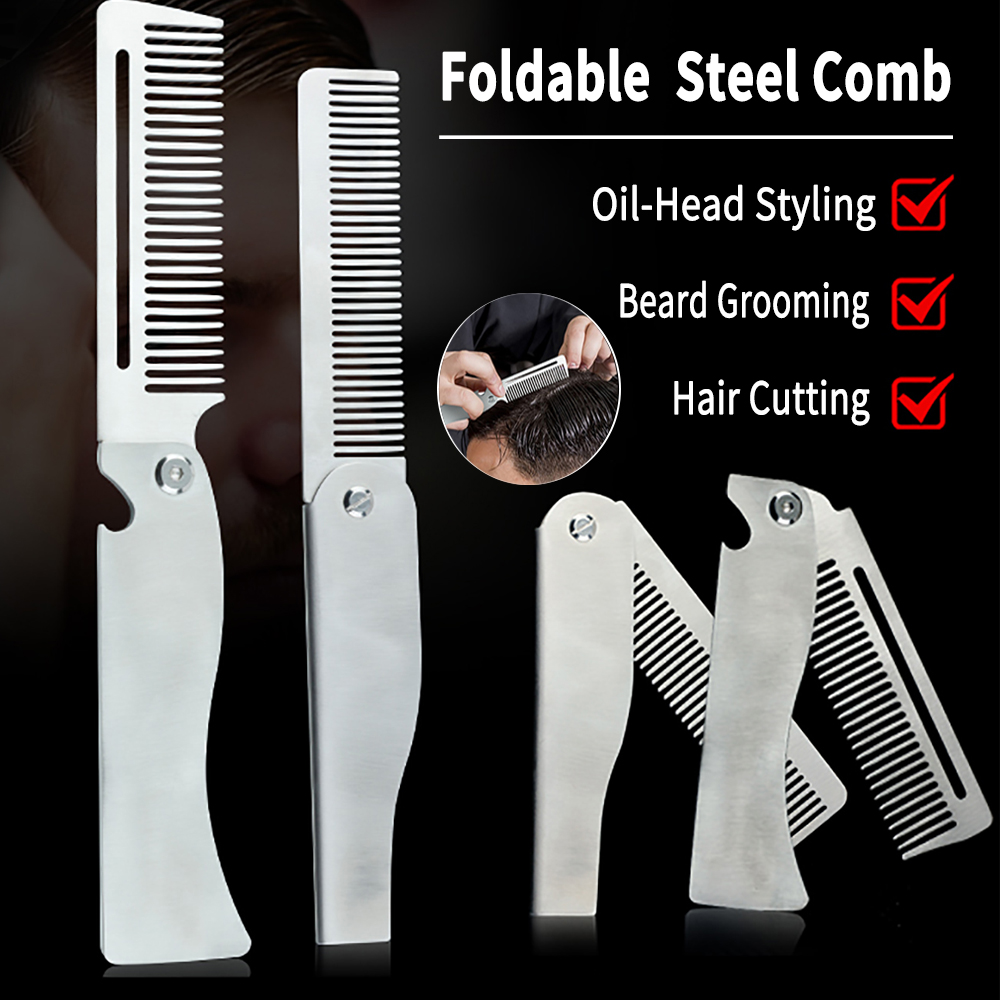 Men'S Beard Grooming - Nuevo tipo 1/2 Uds peines de