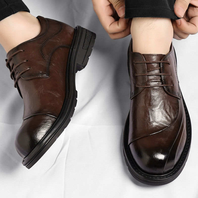 Men'S Grooming Daily - Zapatos de Vestir Formales de Cuero