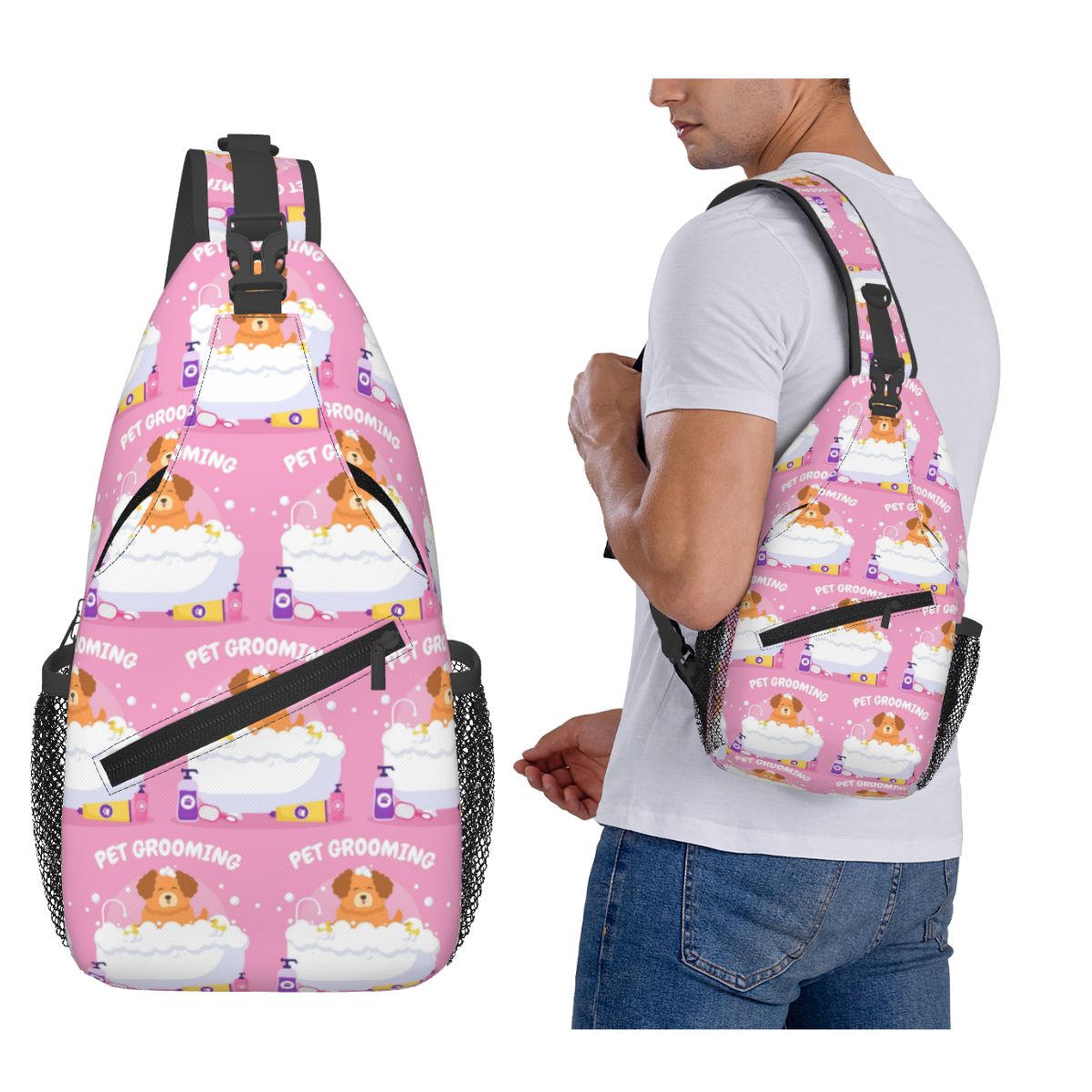 Men'S Grooming Bag - Bolso de pecho para aseo de