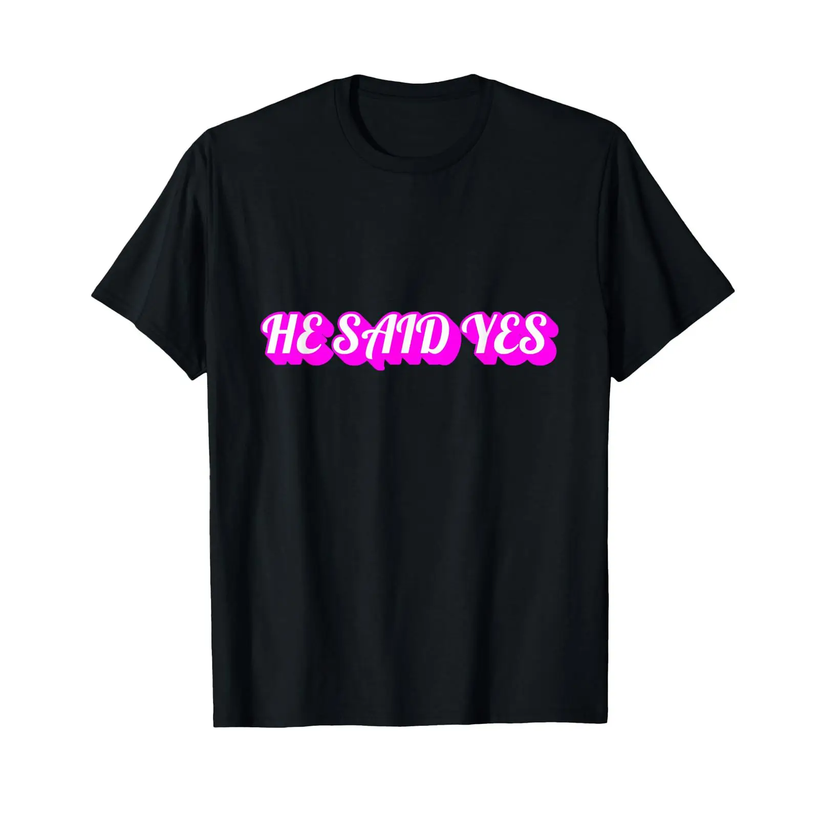 Men'S Grooming For Engagement - Camiseta He Said Yes para Hombre,
