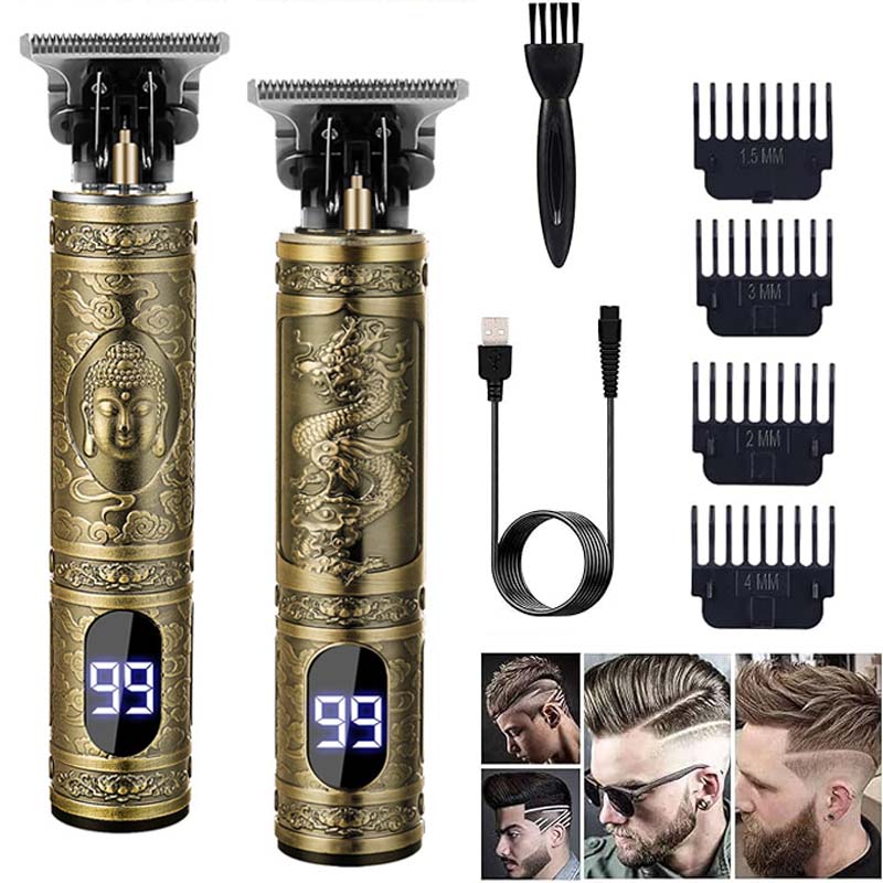 Mens Vintage Grooming Kit - Nueva cortadora de pelo para hombres,