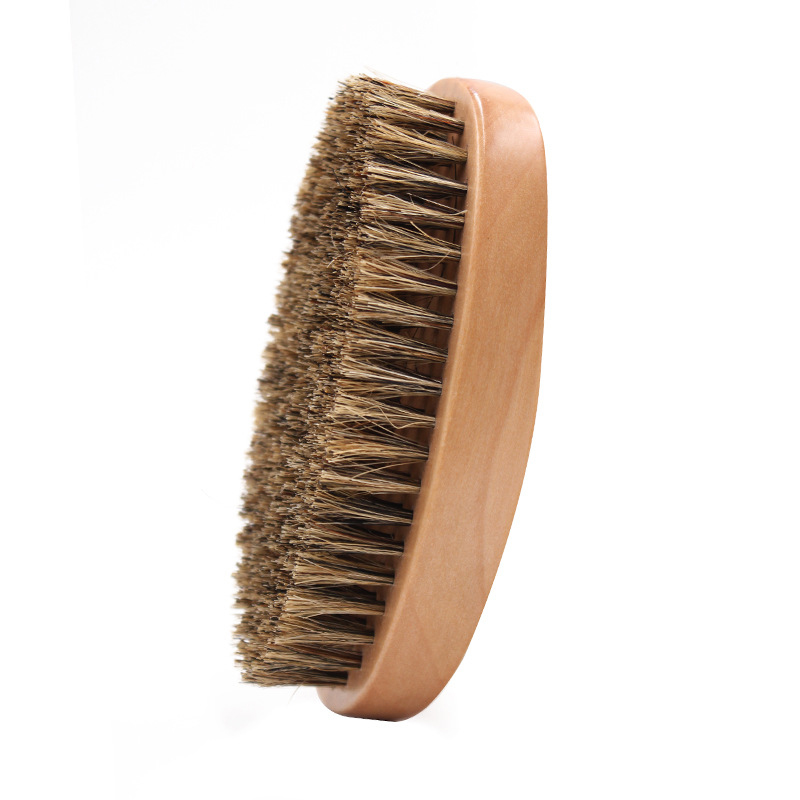 Men'S Beard Grooming - Cepillo de barba de cerdas de