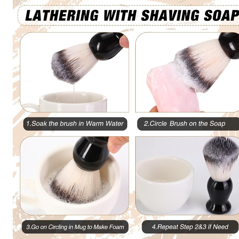 1 cepillo de afeitar para barb - Men'S Beard Grooming reseña y precio