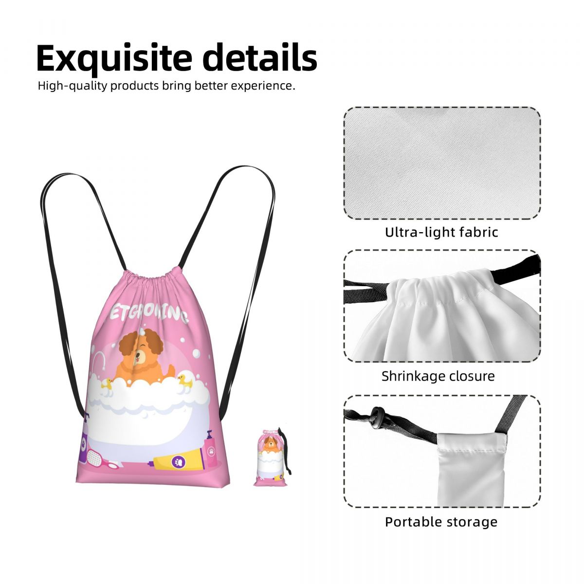 Mochila con Cordón para el Cui - Men'S Grooming Bag reseña y precio