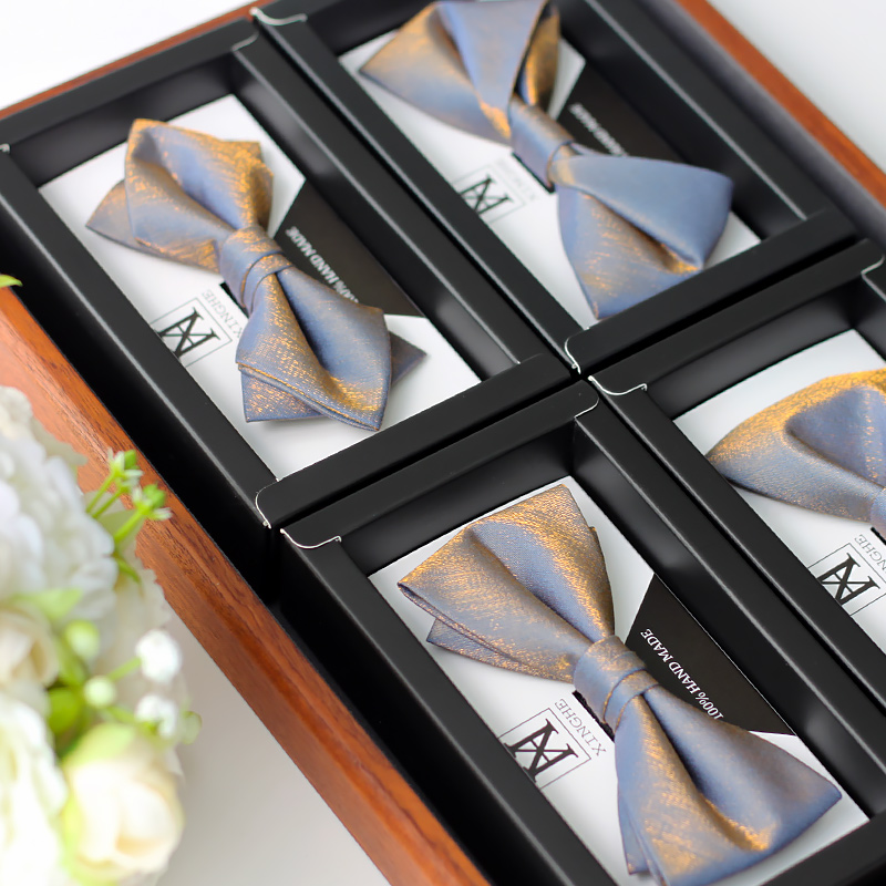 Pajarita de seda para boda, no - Men'S Grooming For Wedding reseña y precio