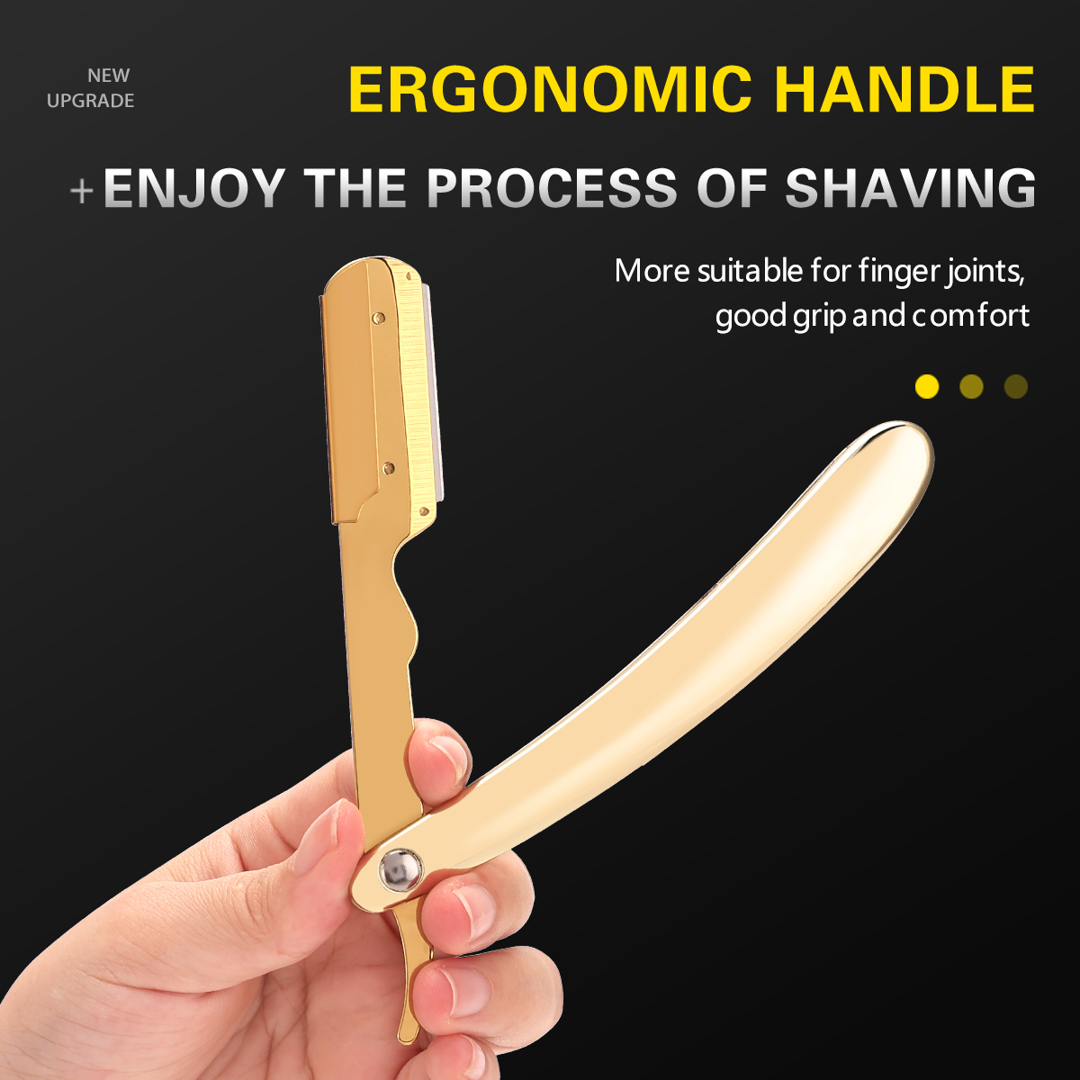 Navaja de Afeitar Plateada par - Men'S Beard Grooming reseña y precio