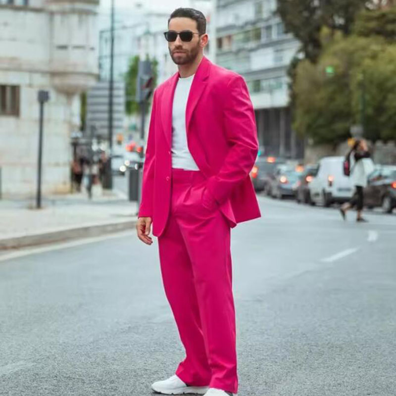 Trajes de hombre fucsia de últ - Men'S Grooming Daily reseña y precio