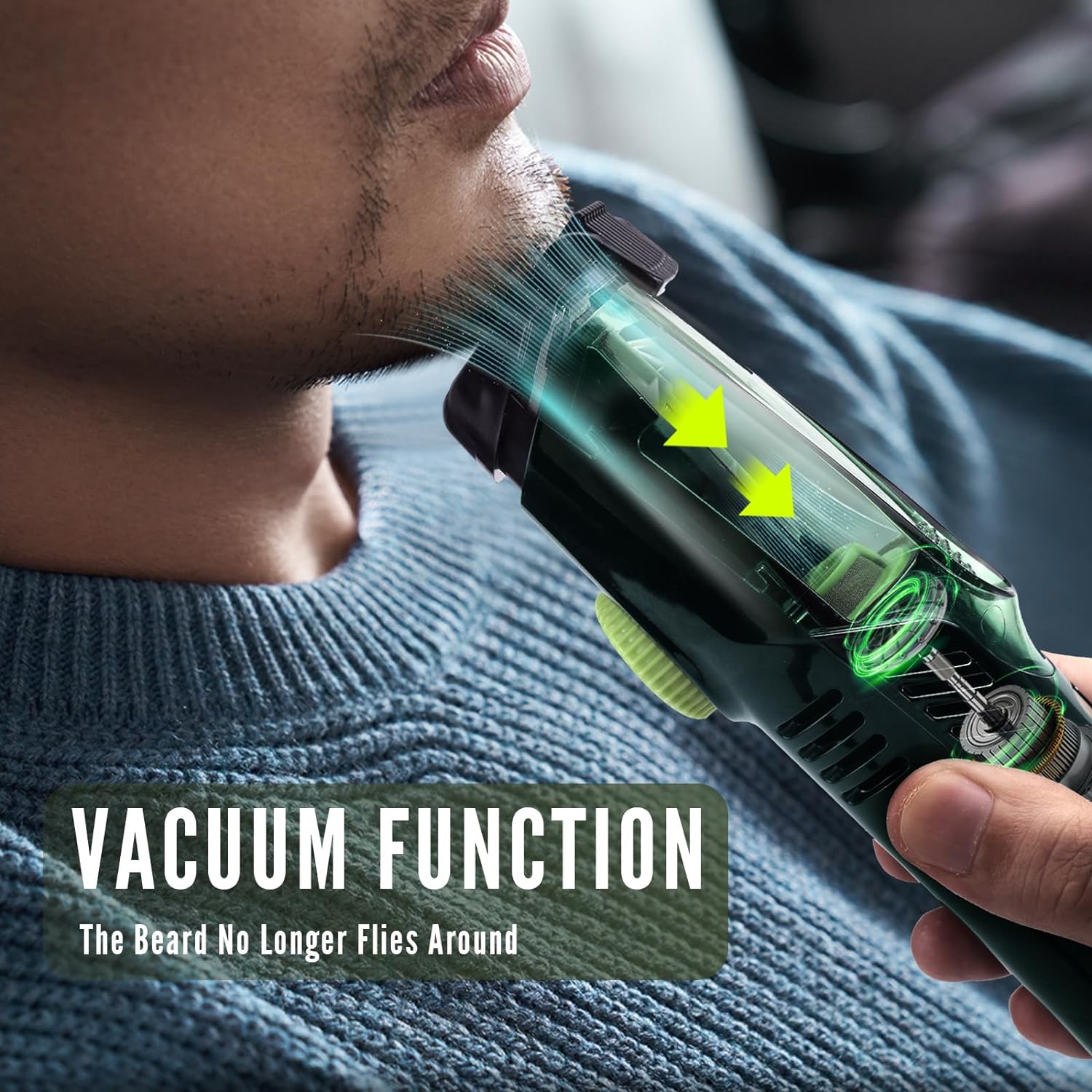 Recortador de barba Hatteker p - Men'S Grooming Vacuum reseña y precio