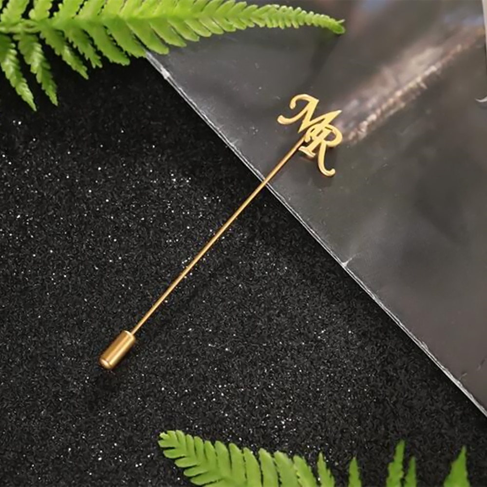 Pin de solapa con nombre perso - Men'S Groom reseña y precio