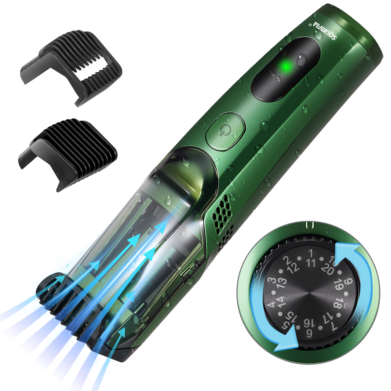 Recortadora de barba inalámbri - Men'S Grooming Vacuum reseña y precio