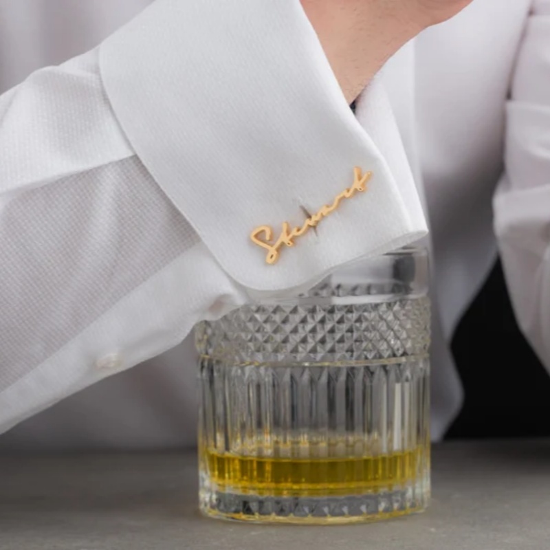 Mancuernillas con Nombre Perso - Men'S Groom reseña y precio